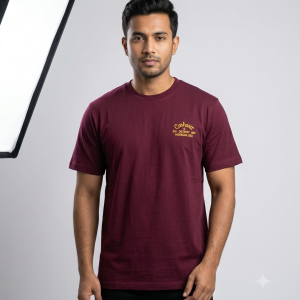 Carhartt WIP "Detroit Michigan" Embroidered T-Shirt – Maroon