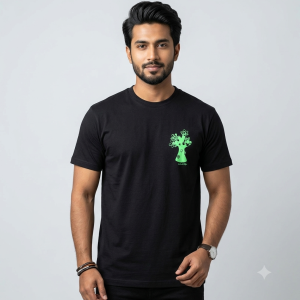 Neon Tree Graphic T-Shirt – Black