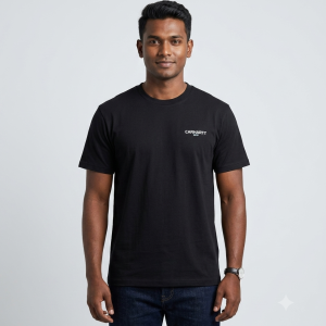 Carhartt WIP Minimalist Logo T-Shirt – Black